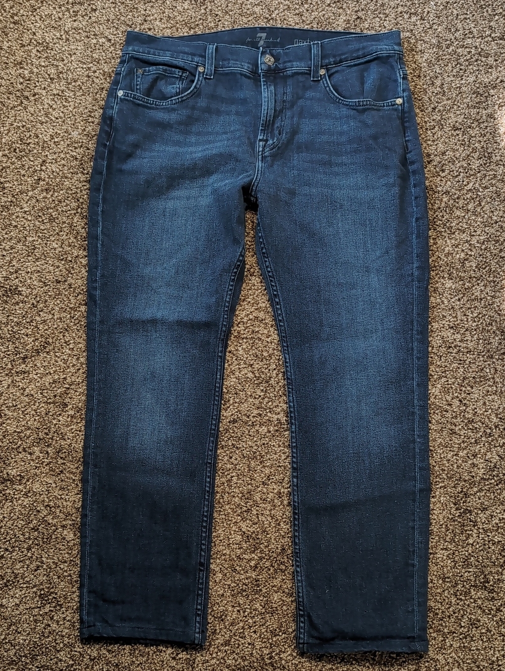 7 For All Mankind Paxtyn Skinny Jeans Size 33x28